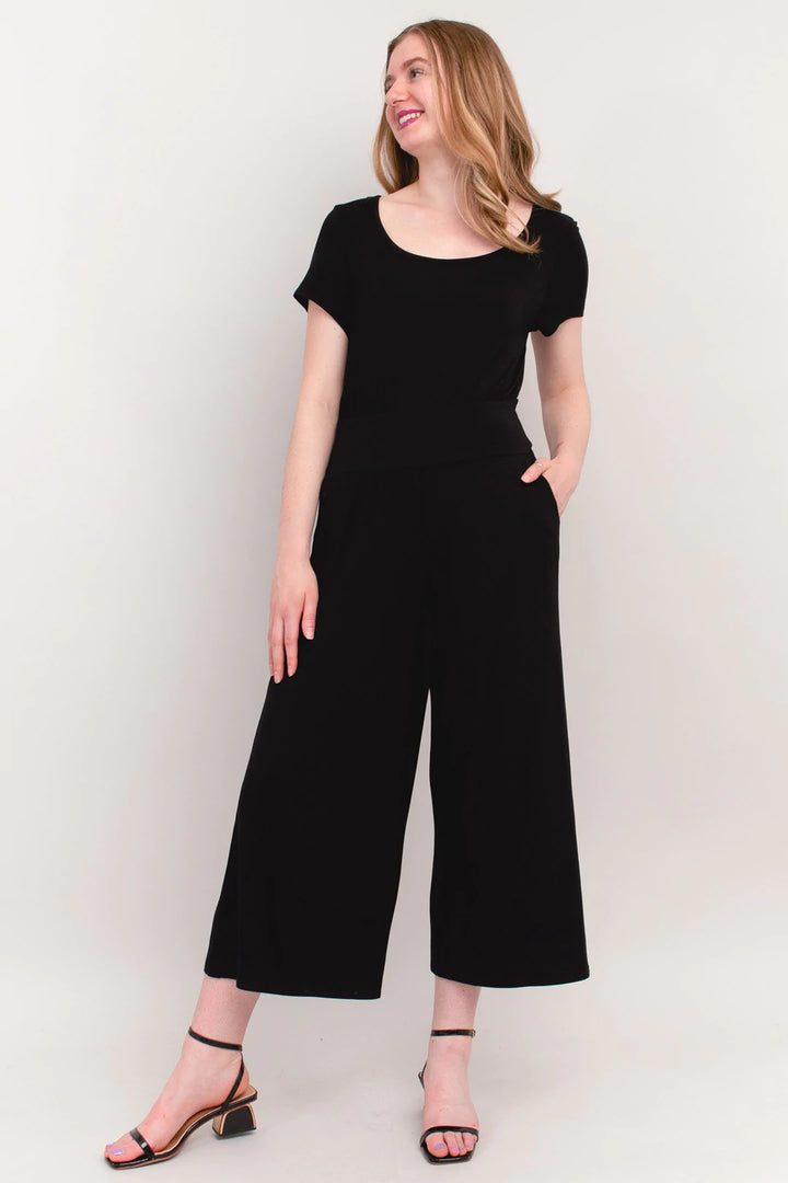 Julie Bamboo Jumpsuit - Black