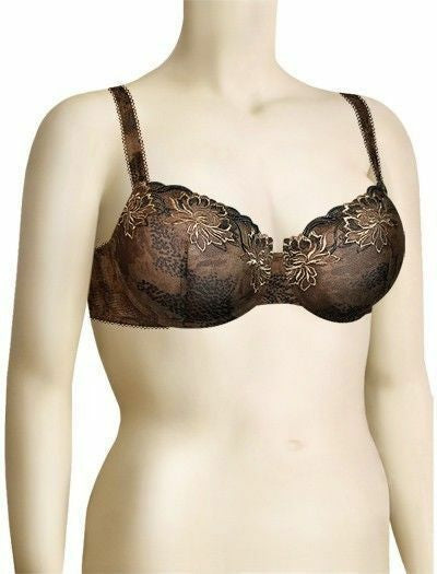 Lunaire Sevilla Scroll Embroidered Semi Demi Underwire,Ivy/Blue,32DDD :  : Clothing, Shoes & Accessories