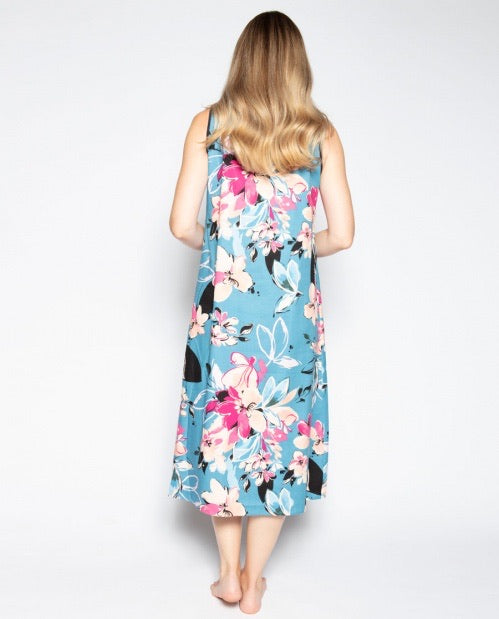 Hannah Floral Print Gown