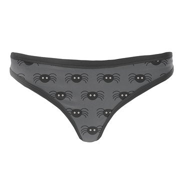 Women's Print Classic Thong - Stone Spiders