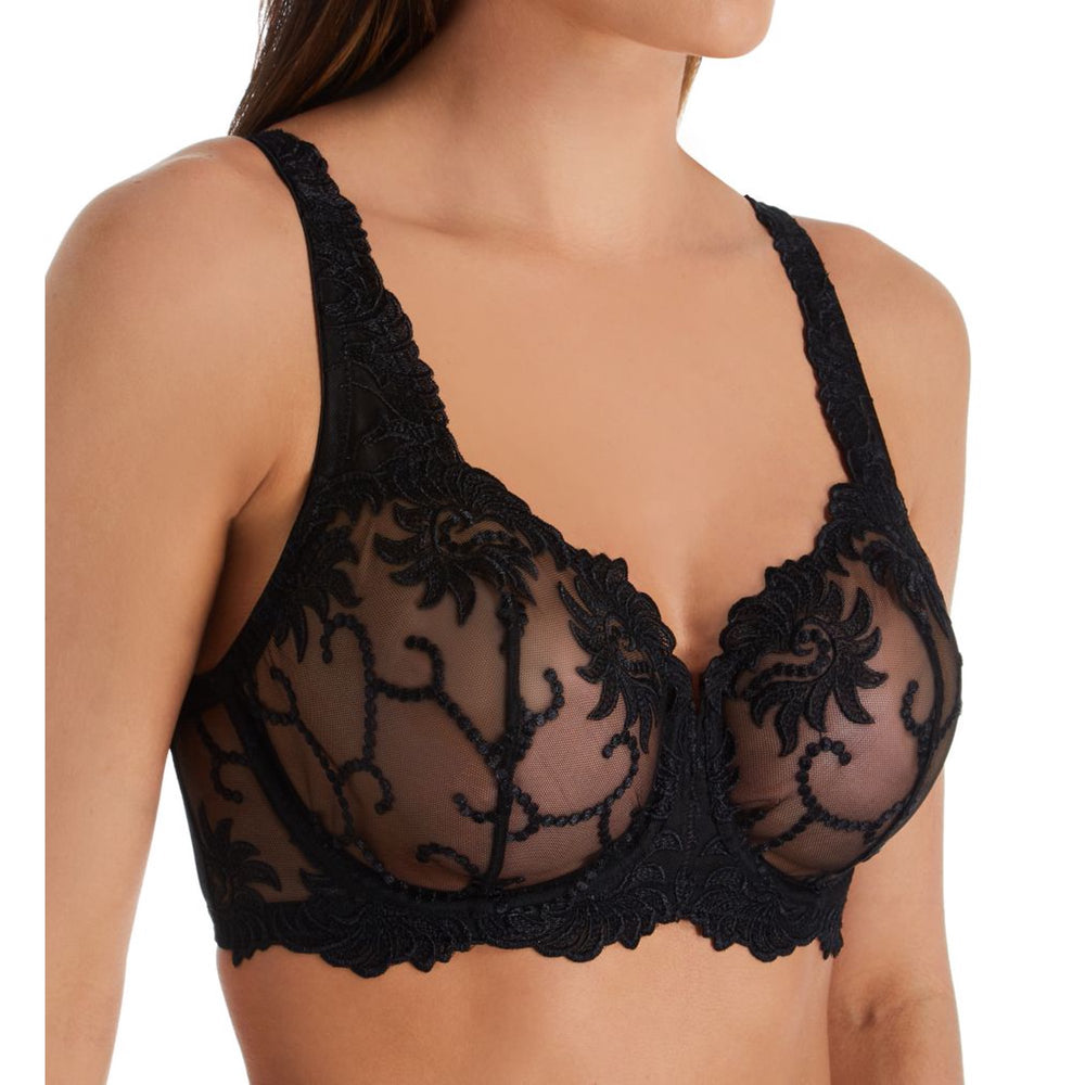Lunaire Sevilla Scroll Embroidered Semi Demi Underwire,Ivy/Blue,32DDD :  : Clothing, Shoes & Accessories