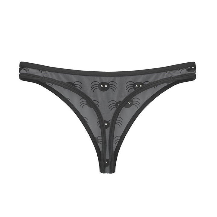 Women's Print Classic Thong - Stone Spiders