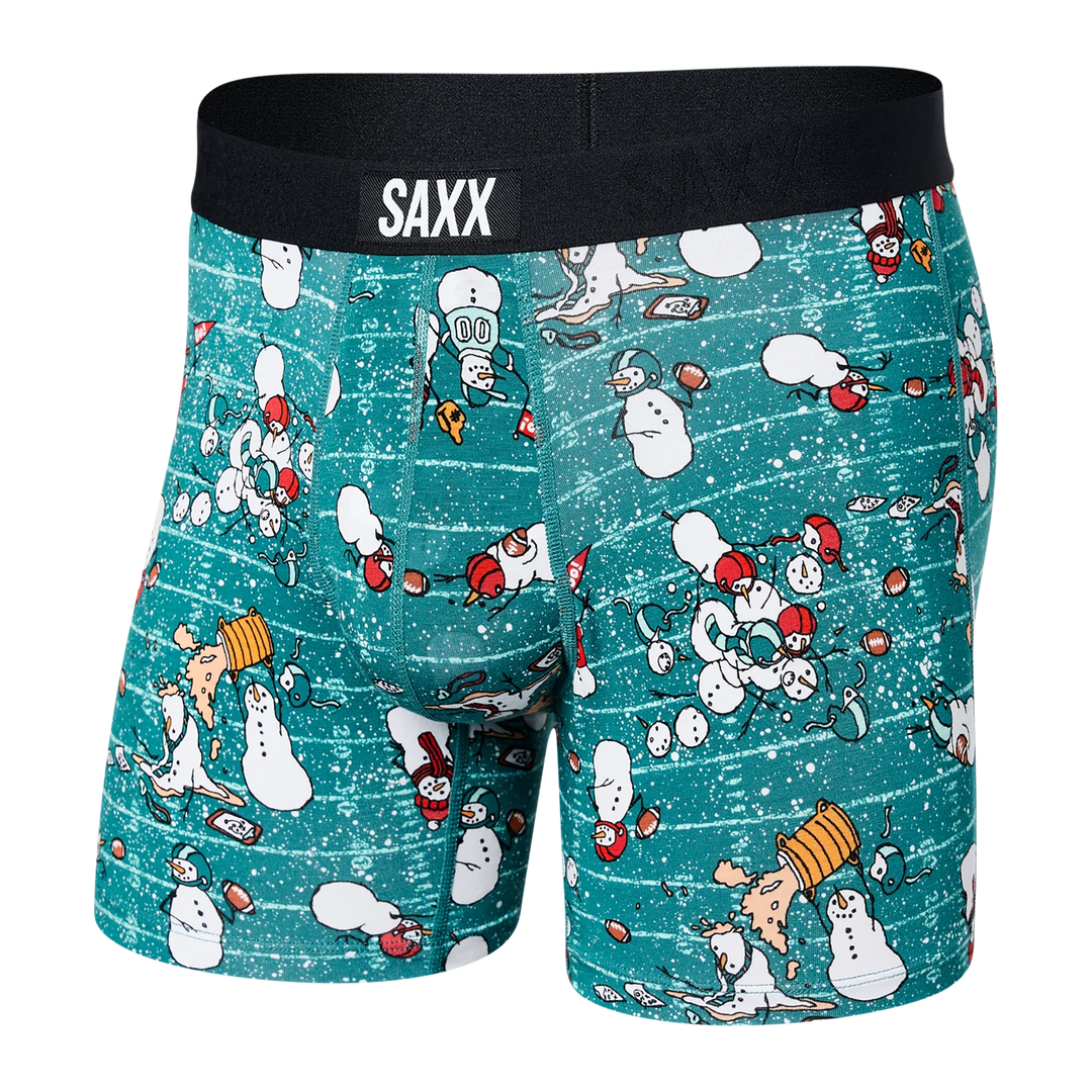 Saxx Vibe Super Soft Boxer Brief - GridIron Snowman