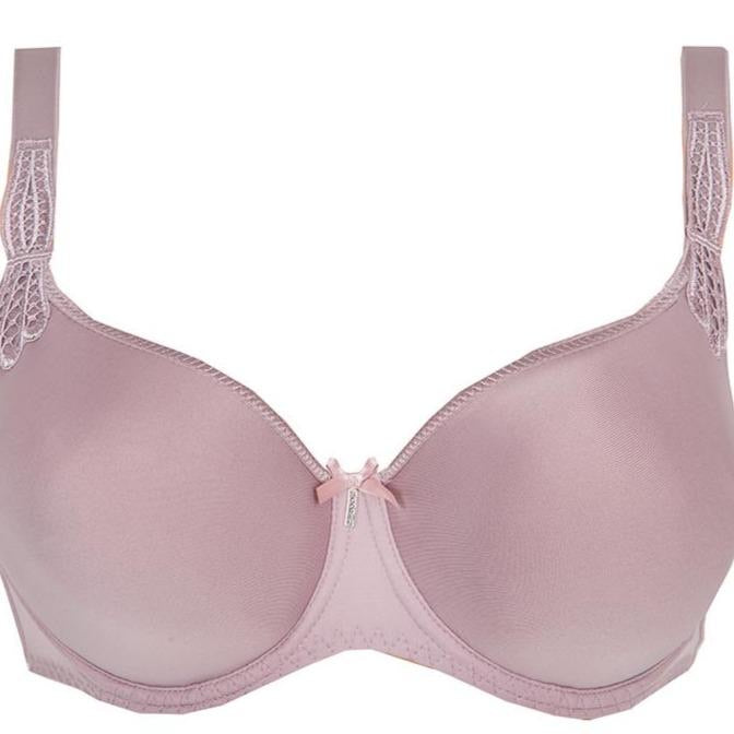 Vedolay Lingerie Padded T Shirt Bras for Women Push Up Comfort Underwire  Brassiere,Hot Pink M 