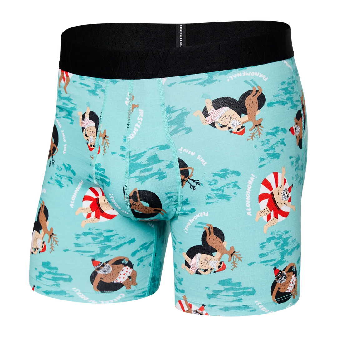 Saxx DropTemp™ Cooling Cotton Boxer Brief - Alohohoho