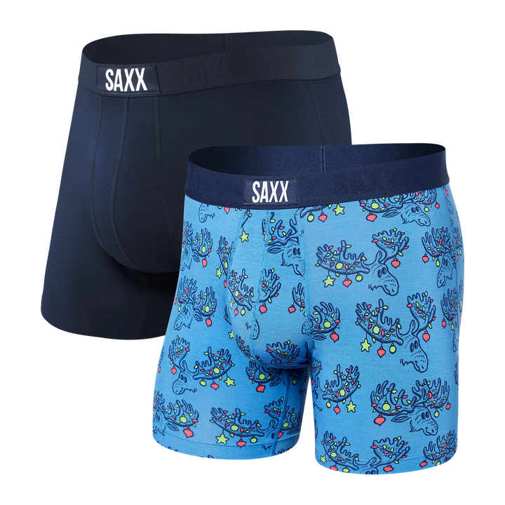 Saxx Vibe 2 Pack Boxer Brief - Moosletoe