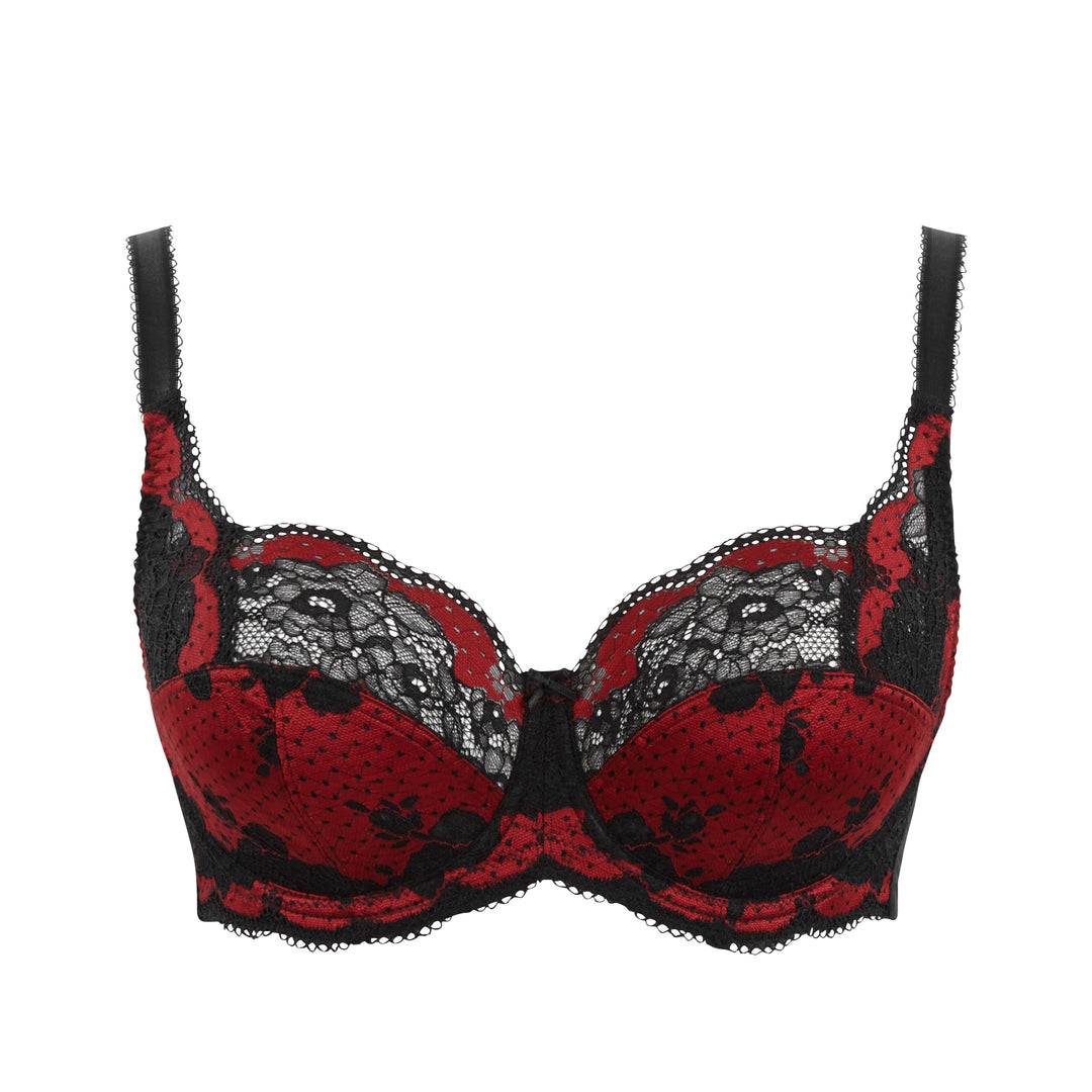Pepper Lace Lift Up Bra in Cayenne Red , 34A.NWOT